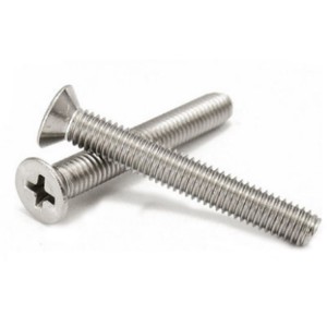 Flat head phillips screws