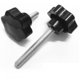 Plastic hand knob tightening screws