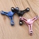  Fashion Hand Spinner Metal Fidget Spinner with three leaves